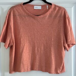 BLDWN Linen‎ Boxy Tee – Salmon Orange
